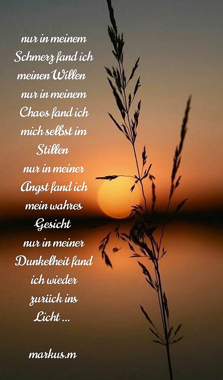 nur in meinem Schmerz